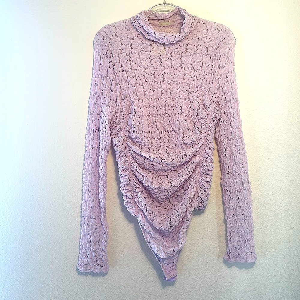 Intimately by Free People orchid ice lace body suit NEW WITH TAG size LARGE